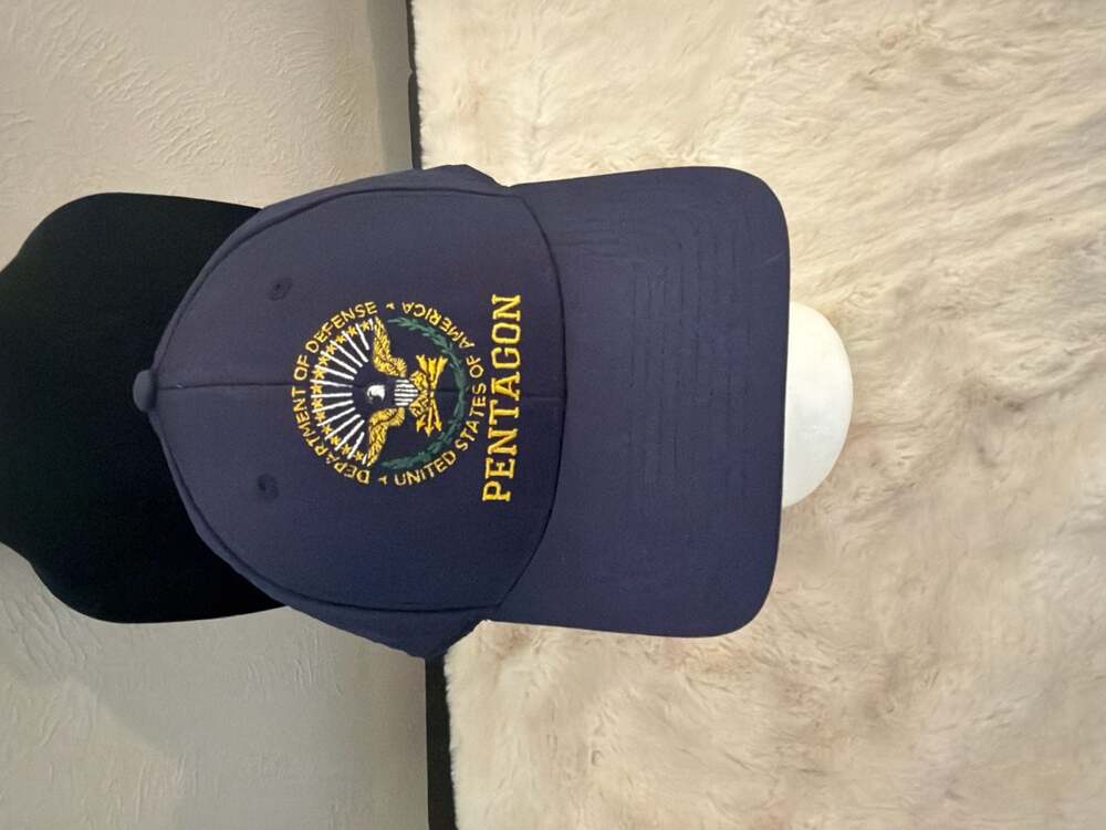 NWOT United States Department of Defense Pentagon Navy Blue Embroidered Baseball